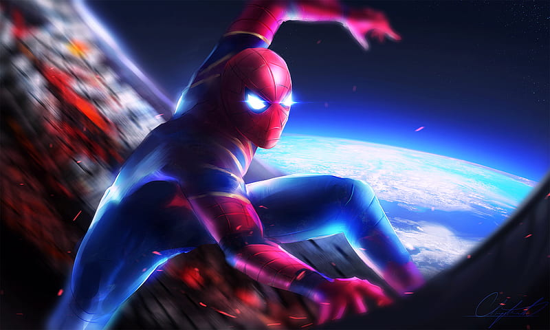 Spidery Avengers Infinity War, spiderman, avengers-infinity-war, artwork, artist, digital-art, superheroes, artstation, HD wallpaper