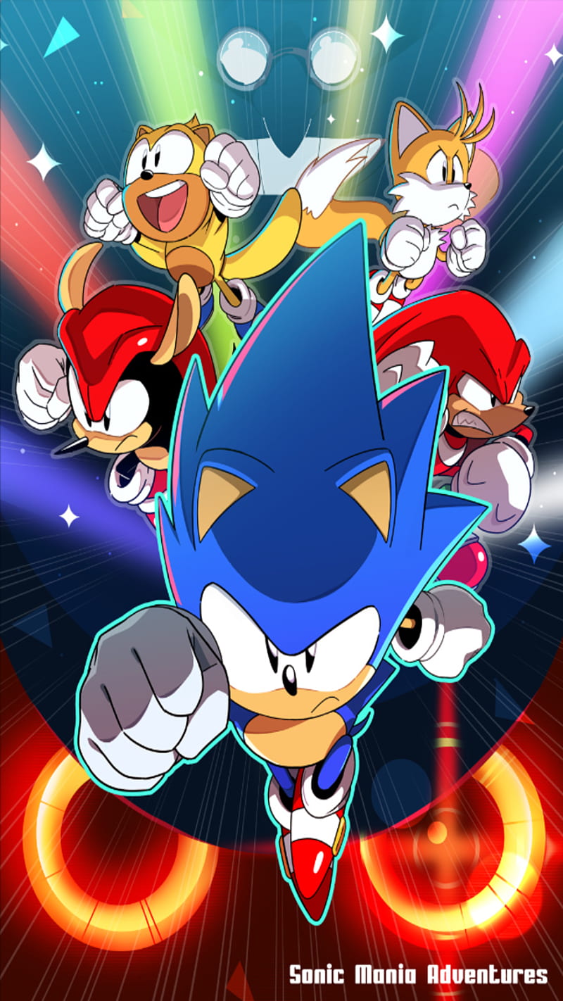 Sonic Mania wp, sonic mania, sonic the hedgehog, HD phone wallpaper
