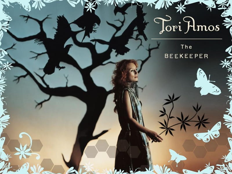 Tori Amos - Beekeeper by a tree, tree, butterfly, music, beekeeper, tori amos, HD wallpaper