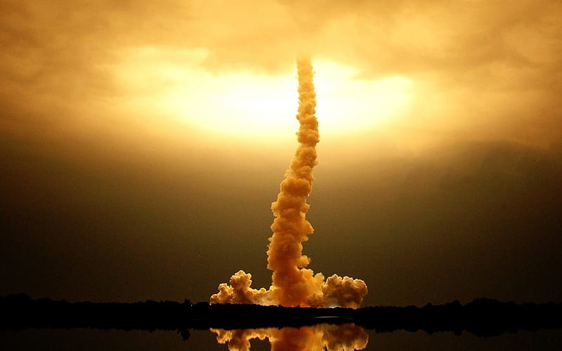 space shuttle launch-Explore the mysteries of the universe, HD wallpaper