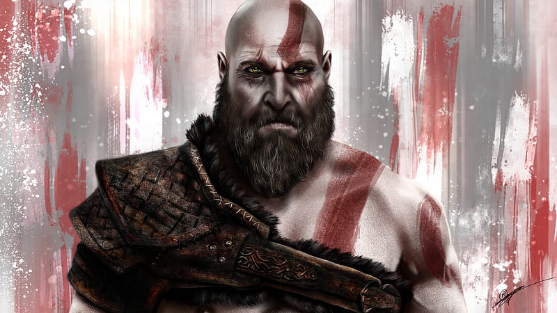 Kratos God Of War , kratos, god-of-war-4, god-of-war, games, ps-games, artwork, artist, HD wallpaper
