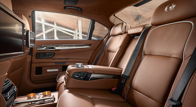 2014 BMW Individual 760Li Sterling inspired by ROBBE & BERKING - Interior Rear Seats , car, HD wallpaper