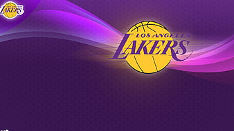 Los Angeles Lakers Logo In Purple Paint Background Lakers, HD wallpaper ...