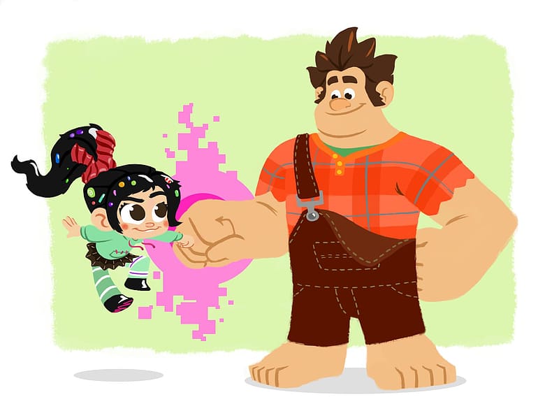 Movie, Wreck It Ralph, Ralph (Wreck It Ralph), Vanellope Von Schweetz, HD wallpaper