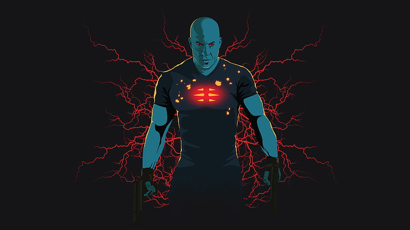 Bloodshot Vin Diesel Movie Art, HD wallpaper