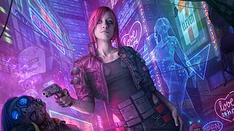 Cyberpunk 2077 Character Art, cyberpunk-2077, 2021-games, games, ps ...