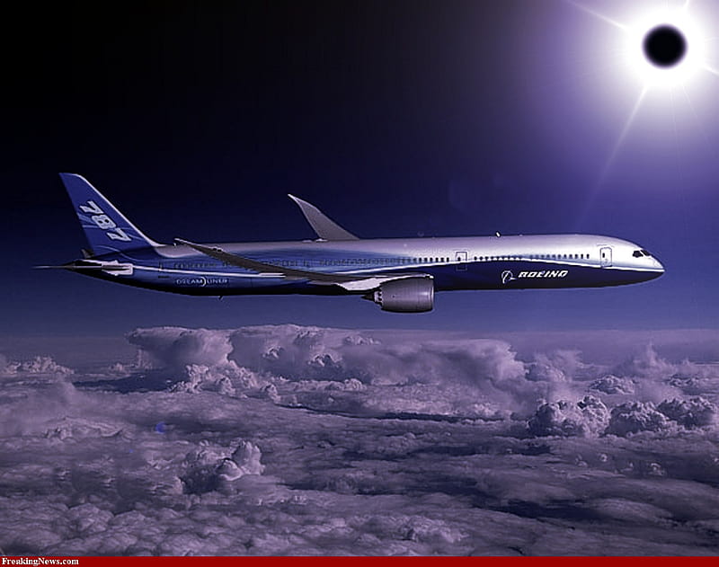 the new Boeing 787, wings, new aircraft, flight, transportation viehical, technology, HD wallpaper