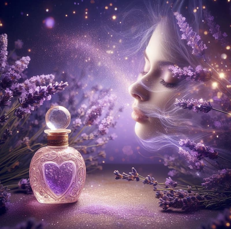 Lavender dream, Woman, Beauty, Peace, Fragrance, HD wallpaper