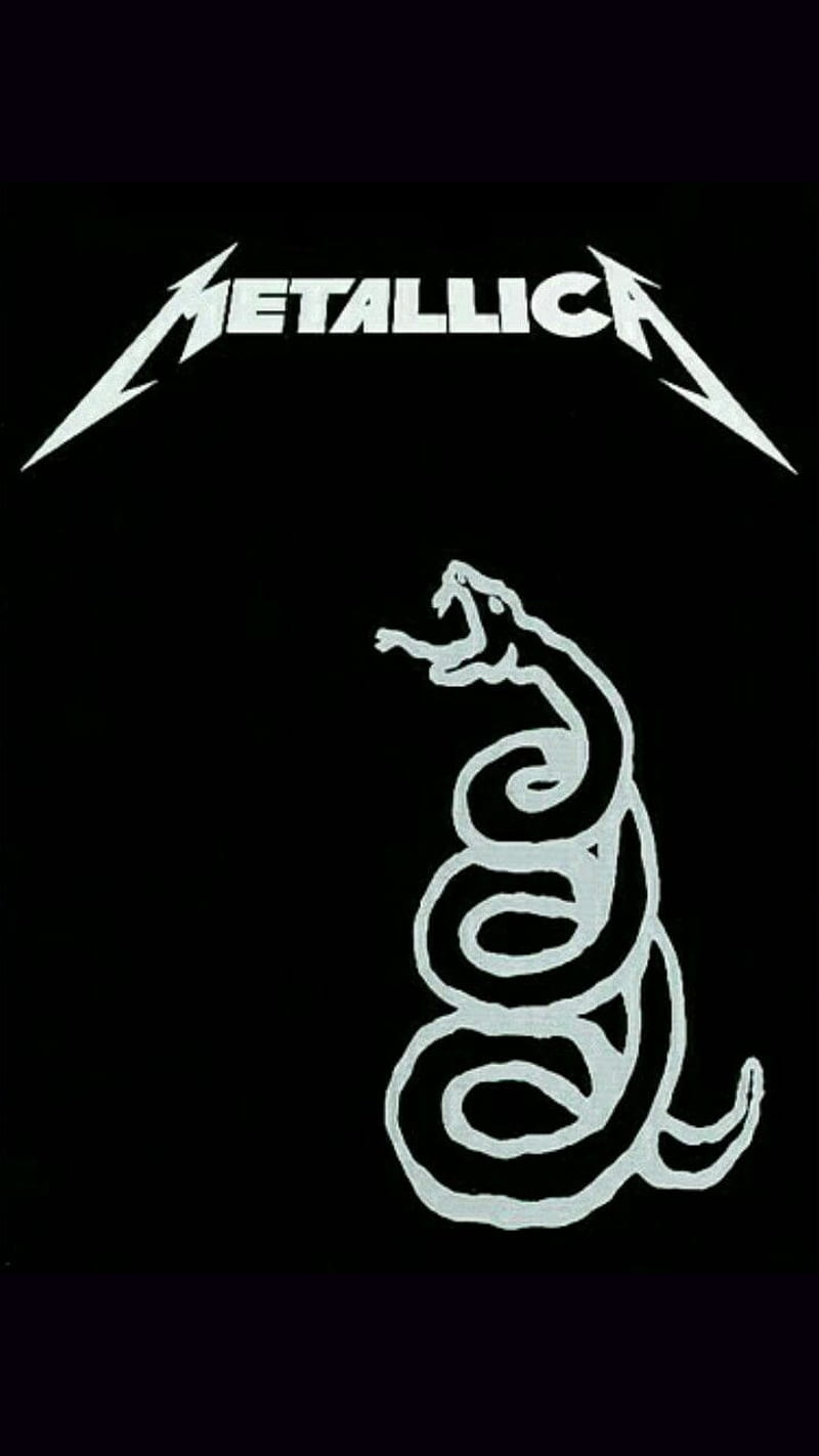 metallica 1990, black, album, logo, HD phone wallpaper