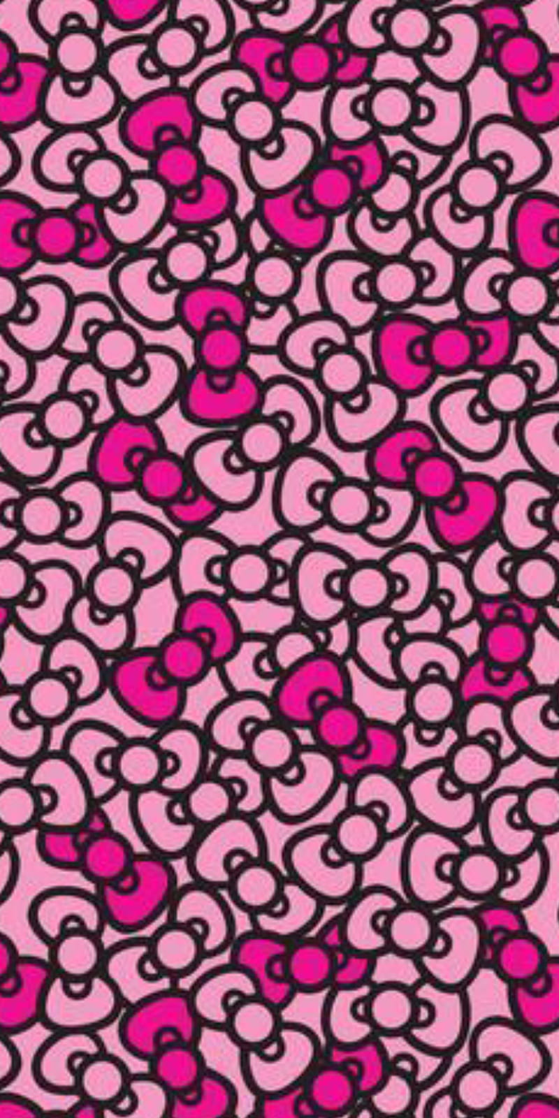 Download Hello Kitty Wallpaper With Gold And Pink Stripes