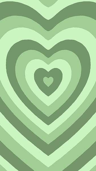 aesthetic, corazon, verde, green, heart, HD phone wallpaper