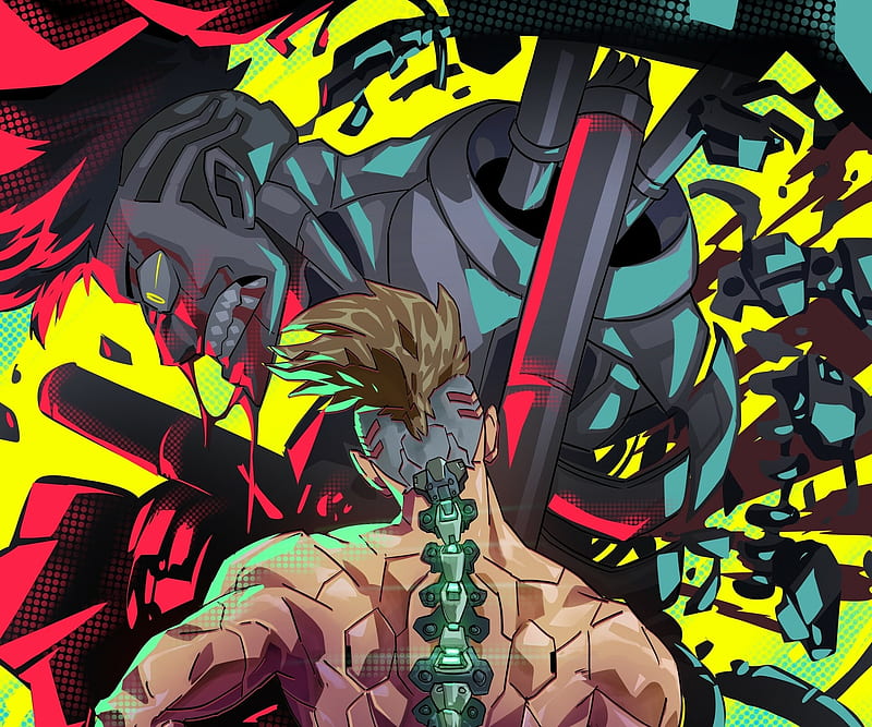 Season 1 of Cyberpunk Edgerunners Colorful Art, HD wallpaper