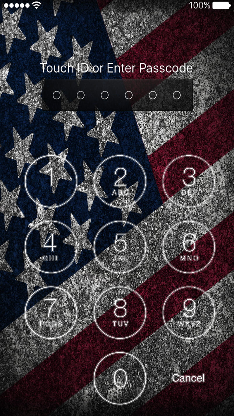 USA Flag, dirty, enter, passcode, xando, HD phone wallpaper