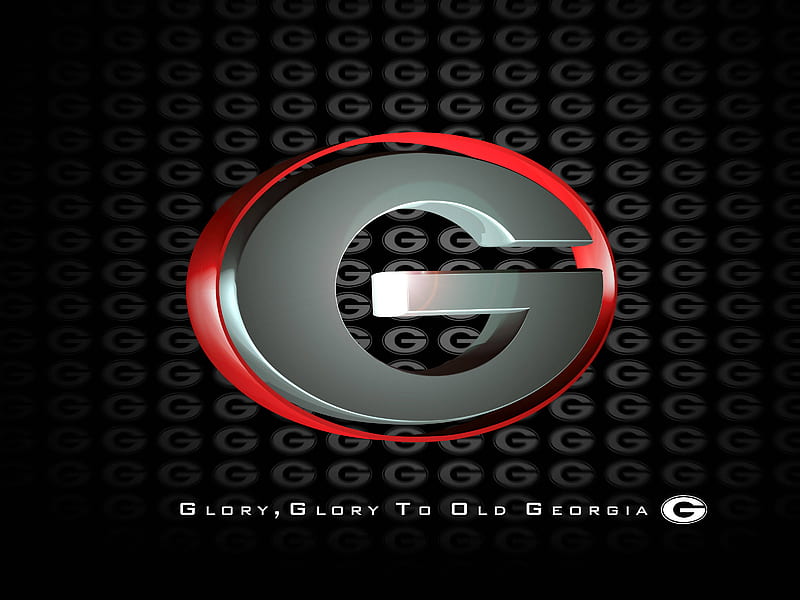 Georgia Bulldogs 3D Logo, Georgia Football, HD wallpaper
