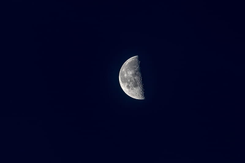 moon, space, satellite, sky, HD wallpaper