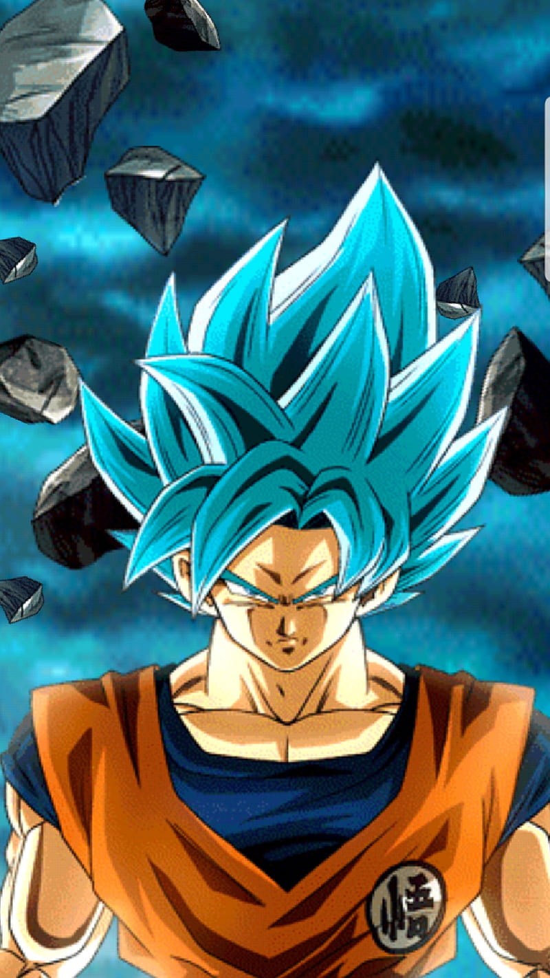 Goku ssj god, anime, dragon ball super, HD phone wallpaper