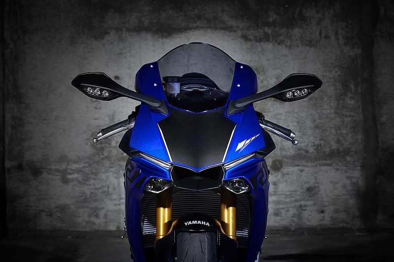 Yamaha R1 front , yamaha, r1, r1m, motorcycle, motor, superbike, HD wallpaper