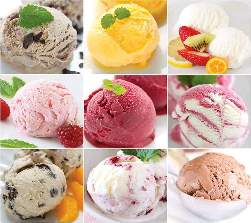 Ice cream All flavor, all flavors, ice cream, HD wallpaper