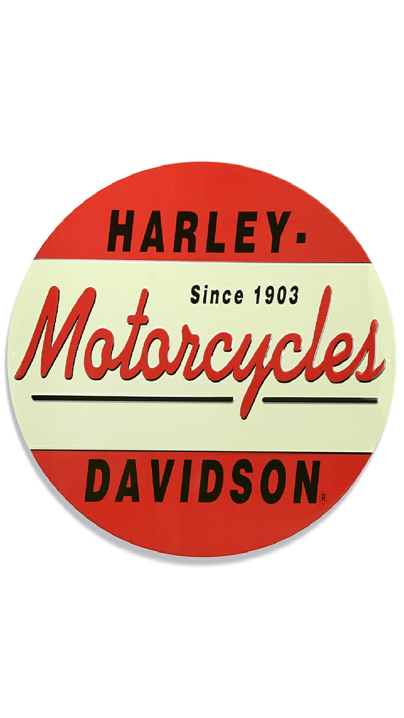 Old school, harley, davidson, motorcycle, racing, logo, emblem, white, HD phone wallpaper