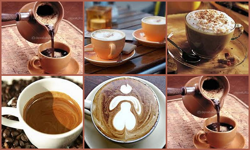 Coffee favorites, cafe, coffee, tea break, people, HD wallpaper