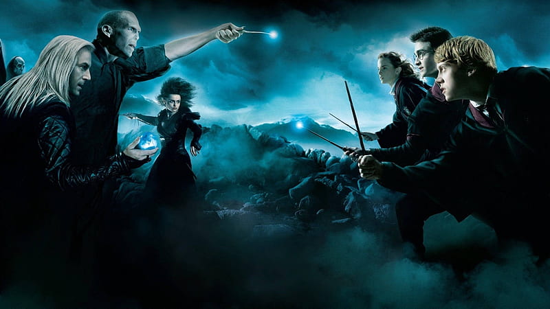 Harry Potter Characters Using Magic, HD wallpaper