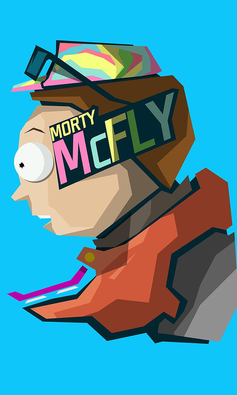 Mortymcfly, catoon, colorful, heads, rick and morty, HD phone wallpaper
