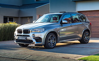 BMW X5M, tuning, F85, 2017 cars, BMW, german cars, silver x5, HD wallpaper