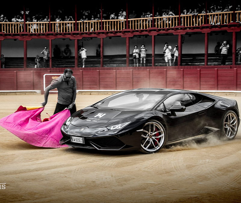Lamborghini in Arena, arena, auto, fight, lambo, lamborghini, mustang,  vehicules, HD wallpaper | Peakpx