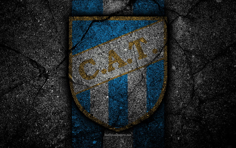 Tucuman FC, logo, Superliga, AAAJ, black stone, Argentina, soccer ...