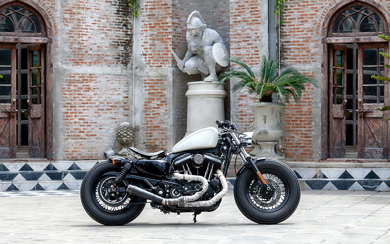 Harley Davidson Bobber, 2018, luxury motorcycle, exterior, new motorcycles, HD wallpaper