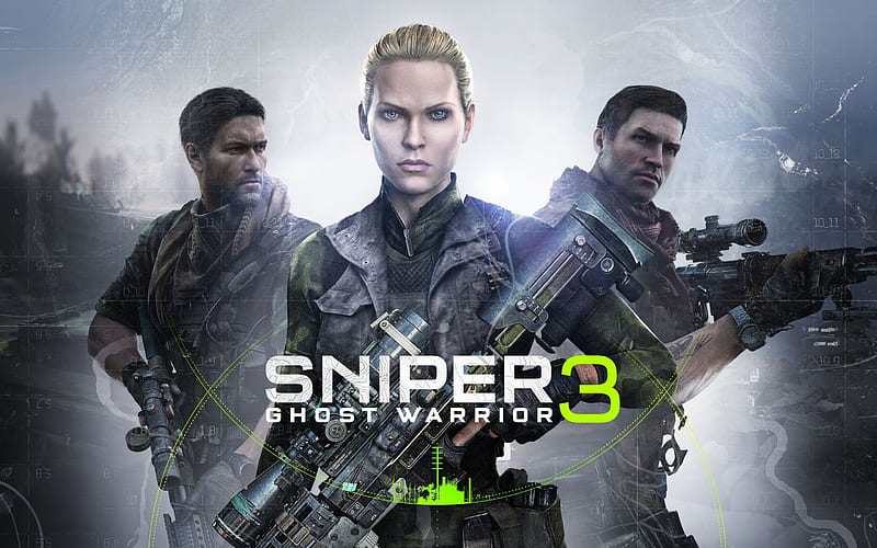 Sniper, Ghost Warrior 3, 2017, poster, new games, Sniper 3, HD wallpaper