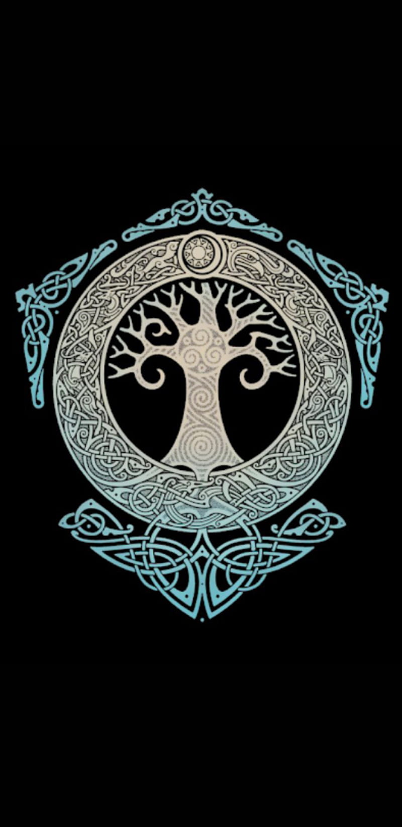 Treeoflife, life, norse, roots, runes, screen, symbol, tree, underworld, viking, HD phone wallpaper