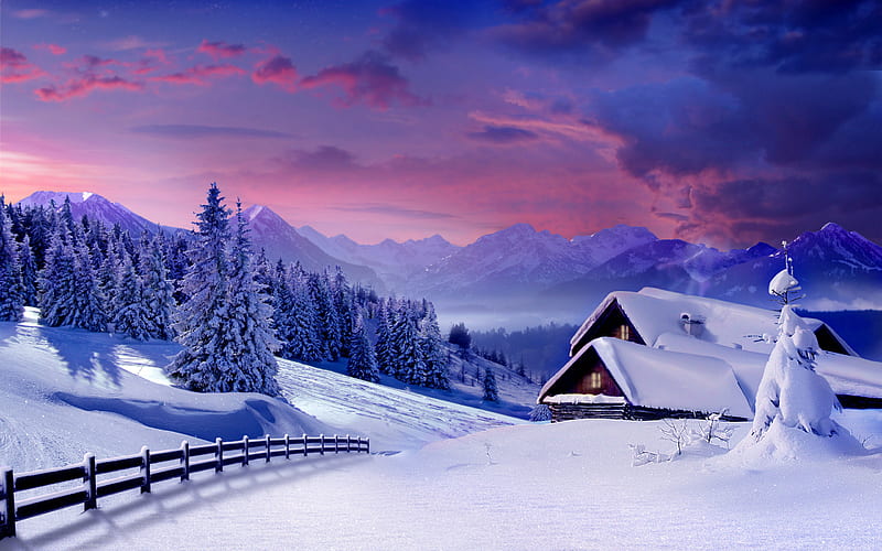Beautiful Winter Wonderland, HD wallpaper