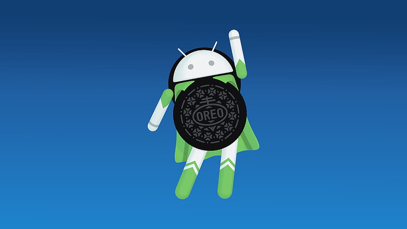 Android Oreo Logo , android-oreo, logo, stoche, android, computer, HD wallpaper