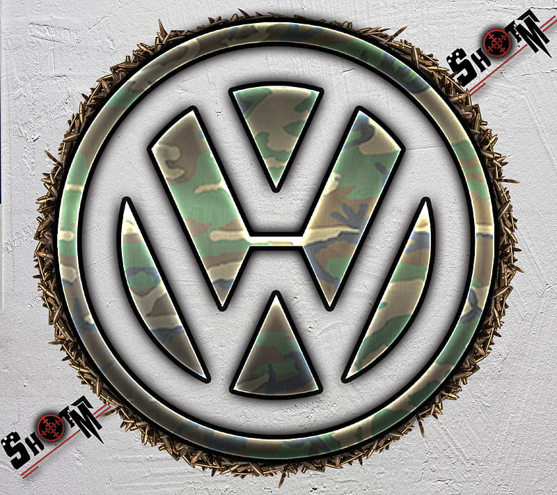 Volkswagen Camo, 2016, backround, best pic, car, cars hq, logo, HD wallpaper