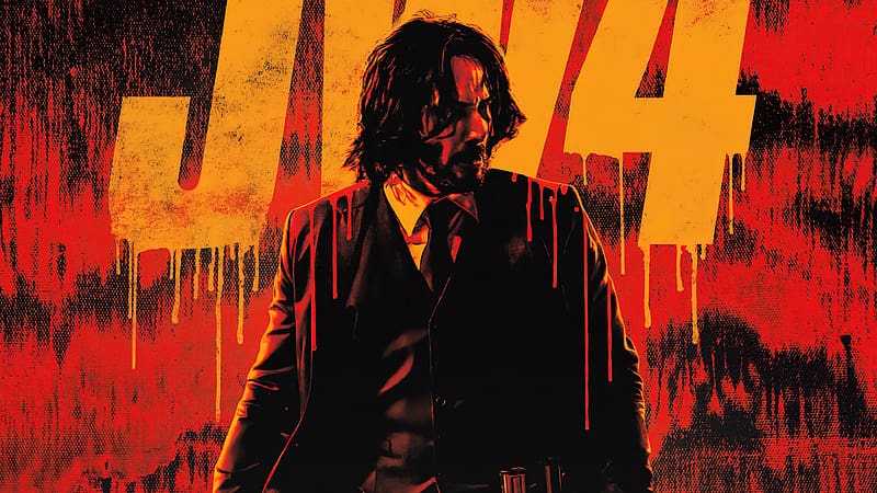 John Wick: Chapter 4, poster, Keanu Reeves, HD wallpaper