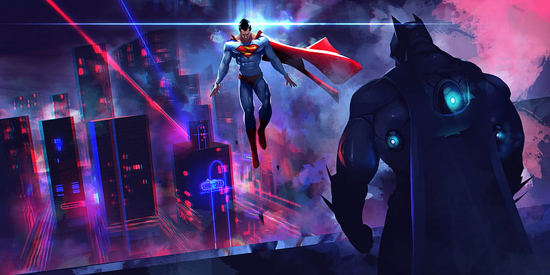 Batman Vs Superman Art, batman-vs-superman, batman, superman, artwork, artist, , superheroes, digital-art, HD wallpaper