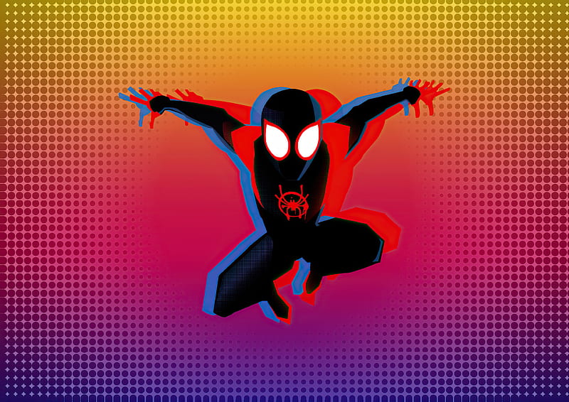 Spiderman Vibrant Art , spiderman, superheroes, artist, artwork, digital-art, HD wallpaper
