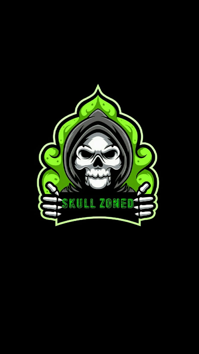 Neon skull zoned, bulls, chicago, humor, logo, star, theme, trek, wars, woman, wonder, HD phone wallpaper