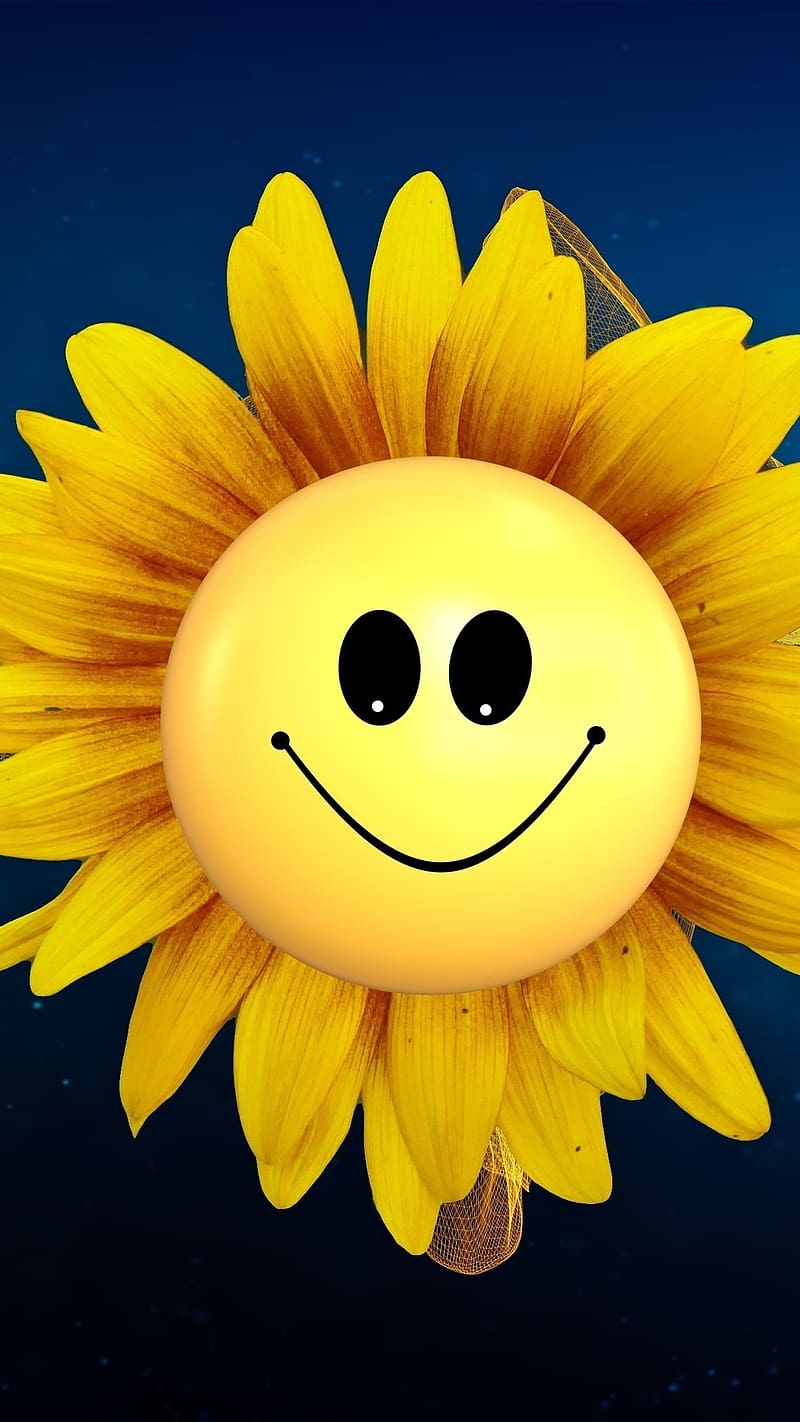 Smile Please Sunflower, smile please, sunflower, HD phone ...