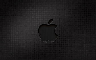 apple logo hd black