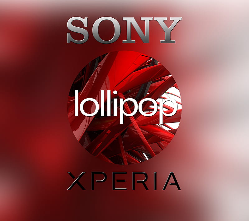lollipop sony xperia, android red, white, z1, z2, z3, z4, HD wallpaper