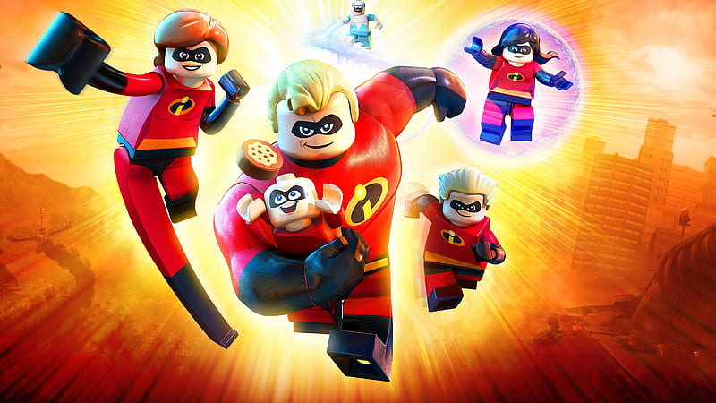 Incredibles Lego, the-incredibles-2, 2019-movies, movies, animated-movies, HD wallpaper