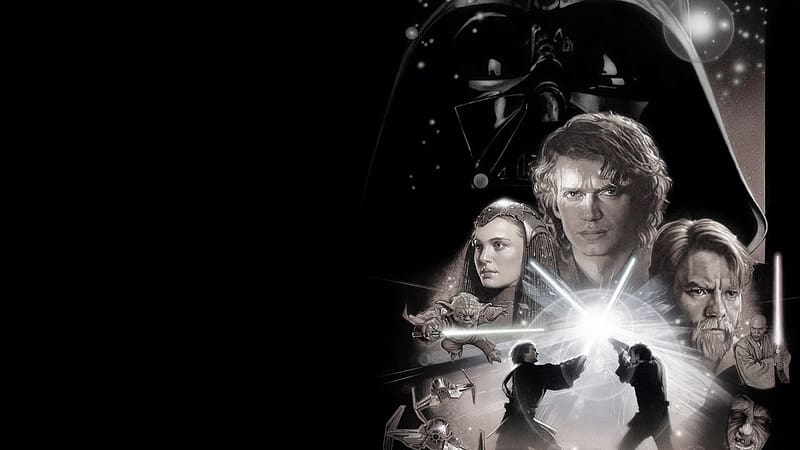 Star Wars, Anakin Skywalker, Movie, Darth Vader, Yoda, Obi Wan Kenobi, Mace Windu, Padmé Amidala, Star Wars Episode Iii: Revenge Of The Sith, HD wallpaper
