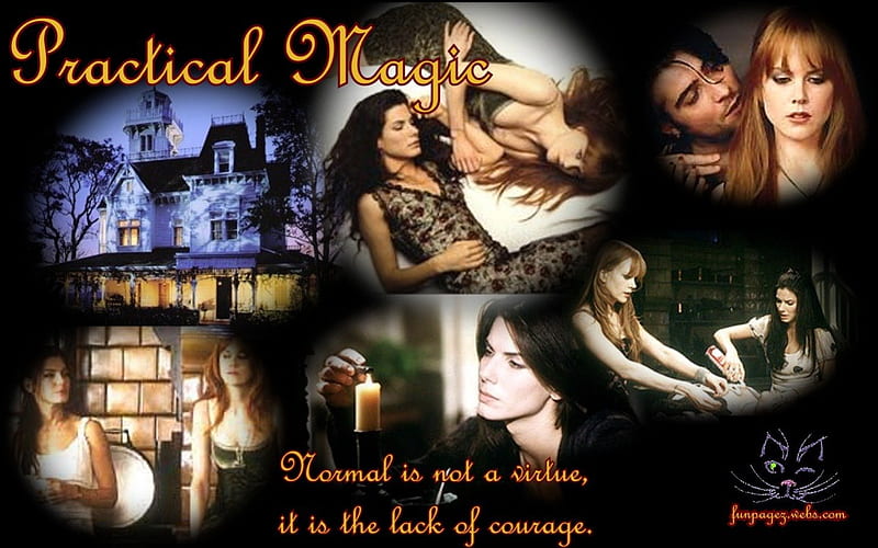 practical magic, magic, collage, movie, witches, HD wallpaper