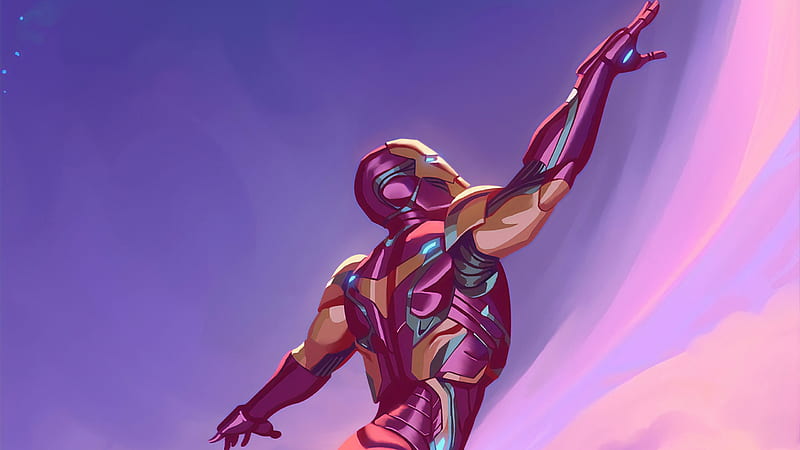 Iron Man Catching, iron-man, superheroes, artist, artwork, digital-art, HD wallpaper