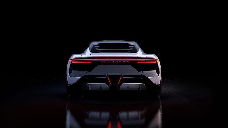 2022 DeLorean Alpha 5 Concept, Coupe, Electric, car, HD wallpaper