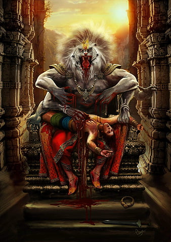 Lord Narasimha, HD wallpaper | Peakpx