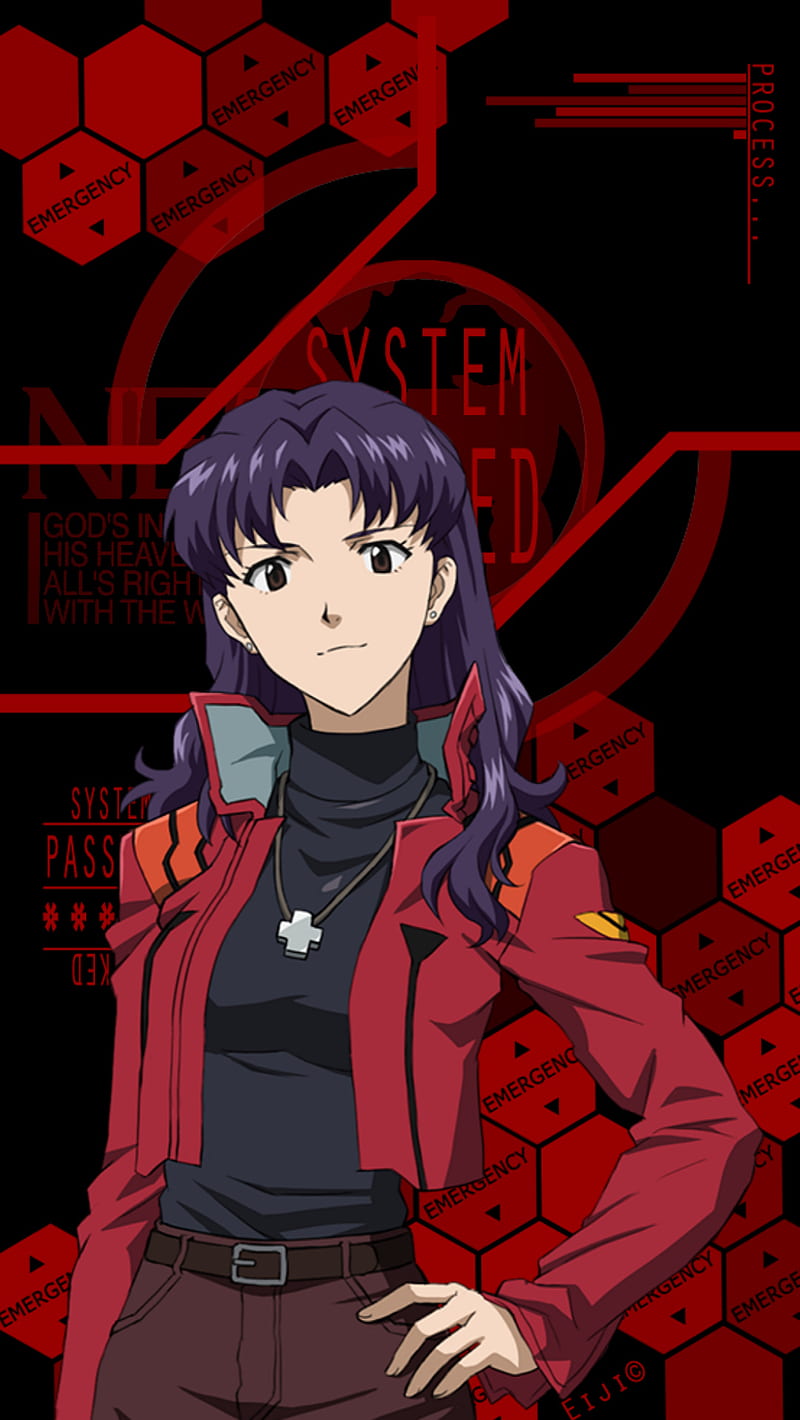 3 Misato Katsuragi Wallpapers for iPhone and Android by Jordan Chan