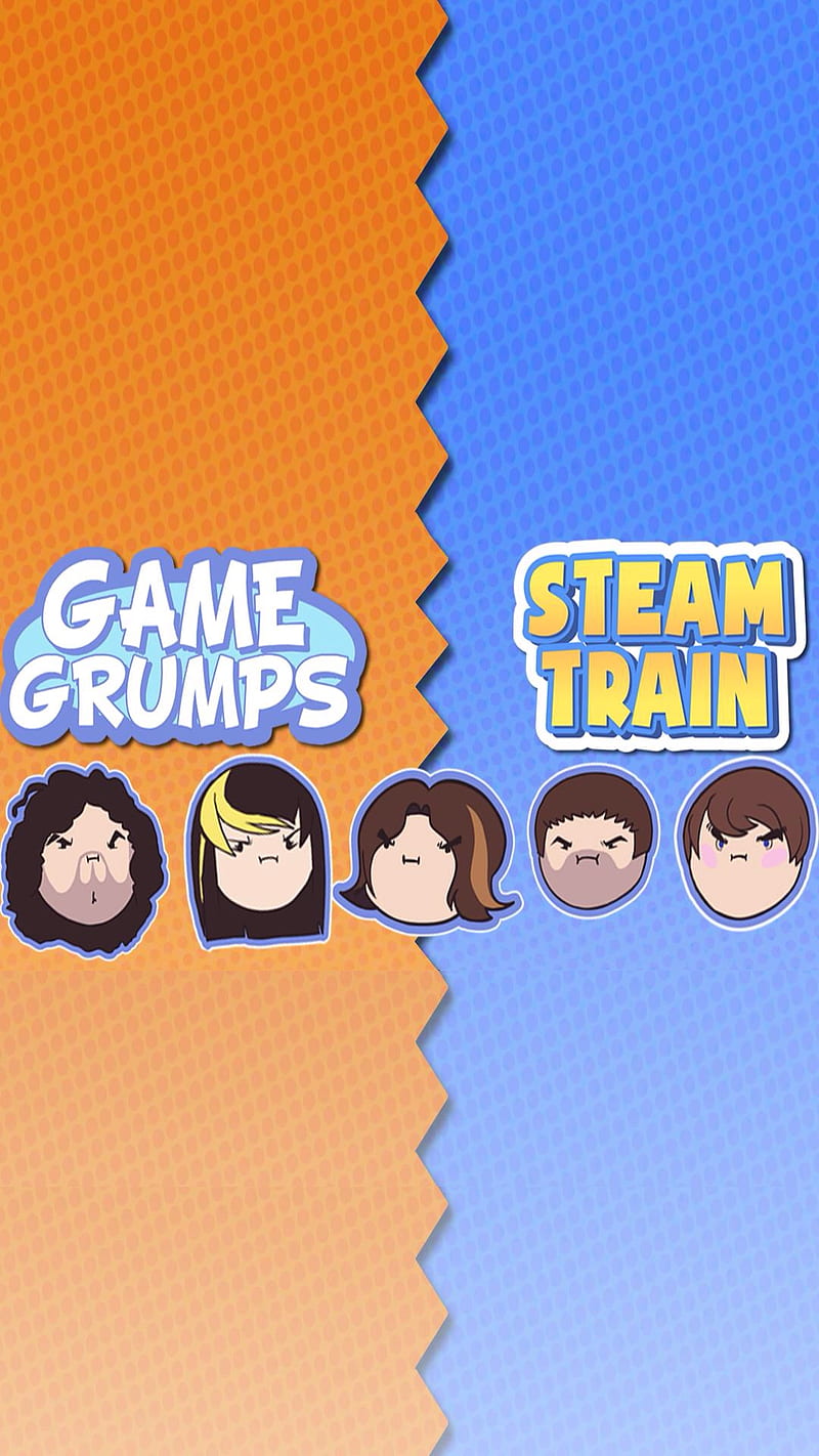 game grumps steam train wallpaper